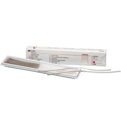 3M ESPE polishing and finishing strip pack with multiple strips for dental restoration procedures
