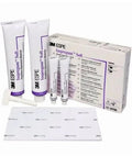 3M Impregum Soft dental impression material kit with tubes, mixing tips, and sheets for accurate impressions