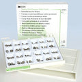 3M PO-96 dental crowns in a storage kit for permanent molar restoration options