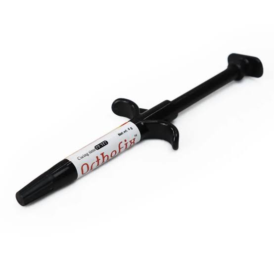 Anabond Stedman Orthofix adhesive kit black syringe for dental bonding applications