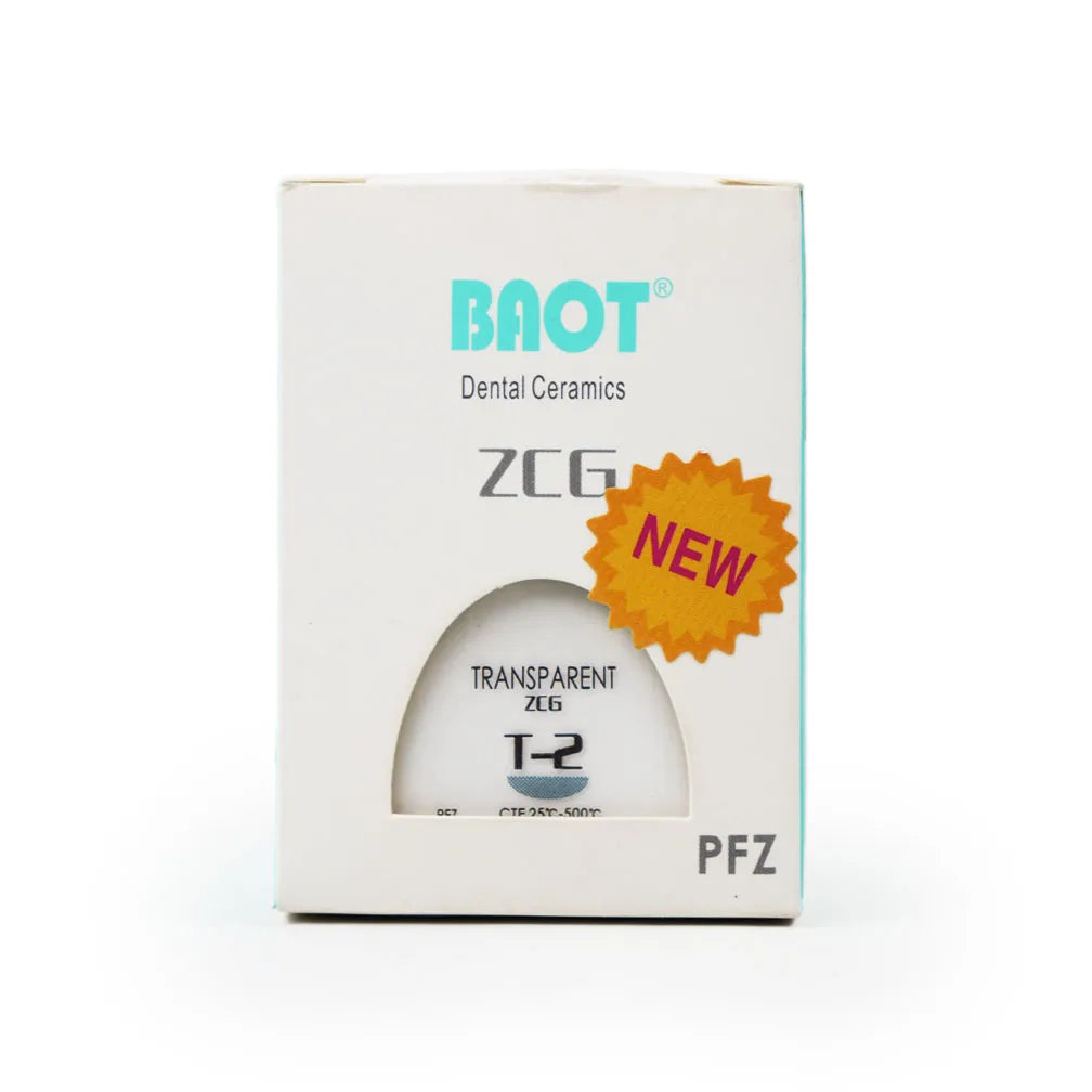 Beetle Dental transparent zirconia ceramic blocks packaging for dental applications