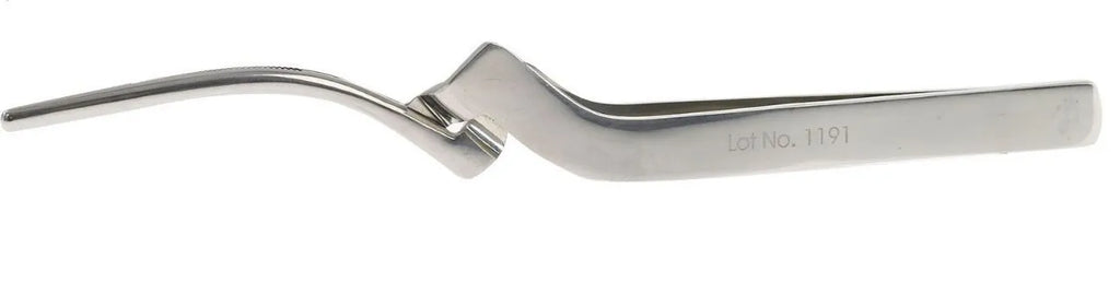 Bausch Articulating Paper Forceps Curved - BK 133 stainless steel angled forceps for dental occlusion marking