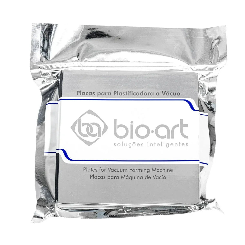 Vacuum forming dental sheets packaged for use in dental applications and vacuum forming machines