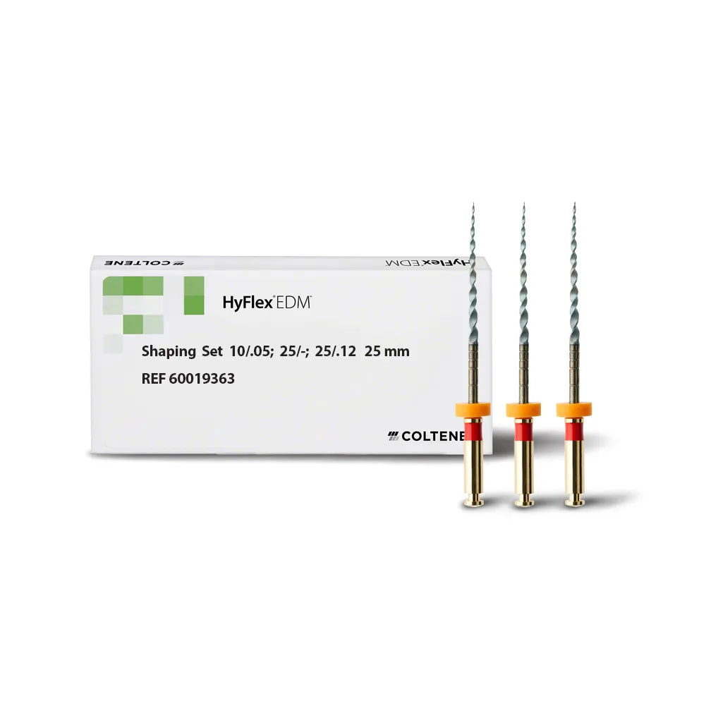 Coltene Hyflex Edm Rotary Files Shaping Set 10.05 25.12 mm for precise dental procedures