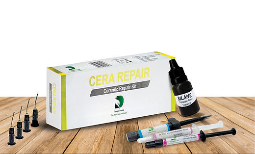 Beetle Dental Cera Repair dental ceramic repair kit with silane bottle syringes and applicator tips