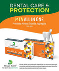 Beetle Dental MTA all in one root canal sealer premixed 9gm box with tooth model and dental mirror