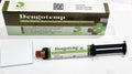 Beetle Dental Dengotemp NE syringe and box of zinc oxide non eugenol temporary cement for provisional restorations