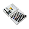 Ivoclar Tetric N collection kit with dental materials and accessories in a white storage case