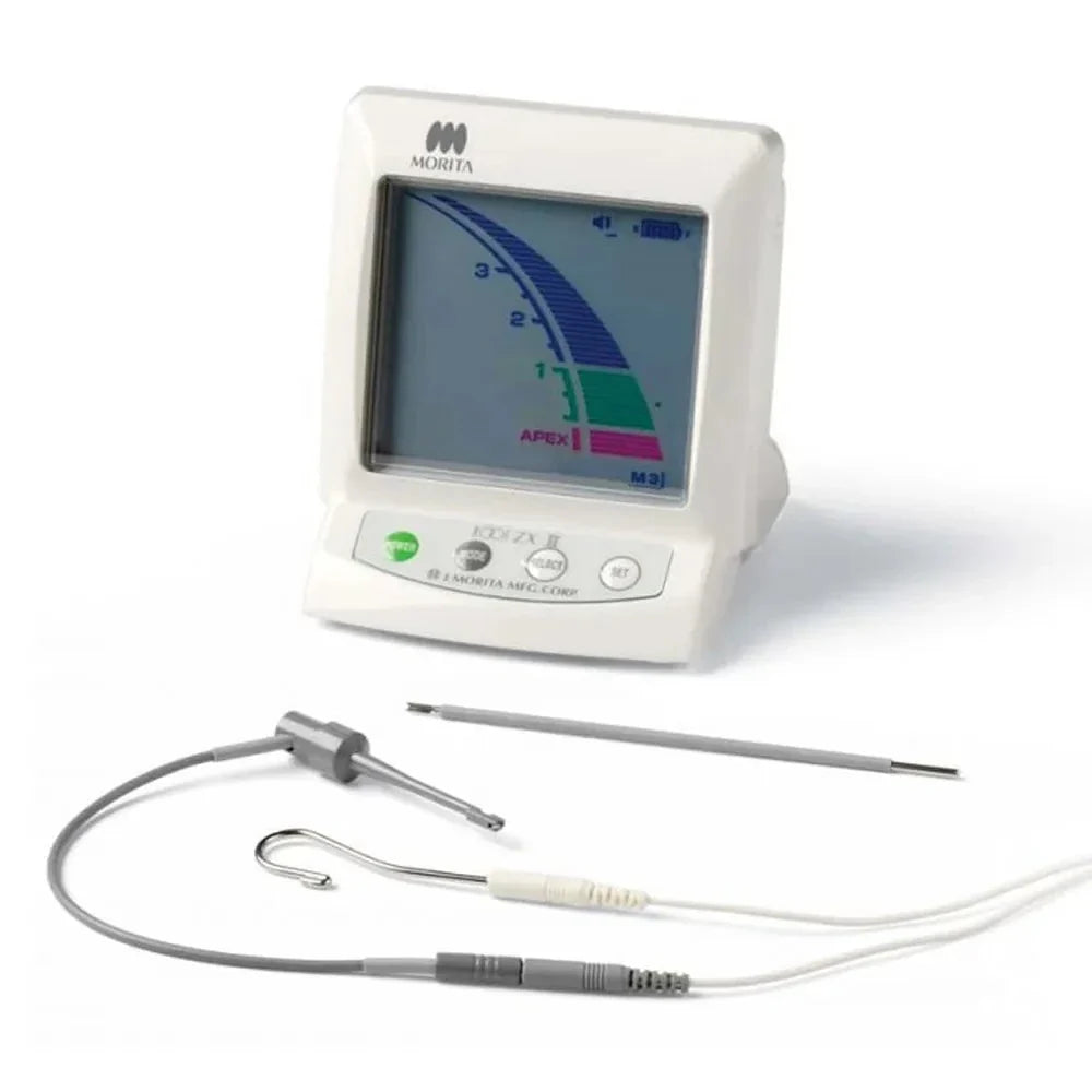 Buy Root ZX II Apex Locator with clear display and accessory attachments for dental precision