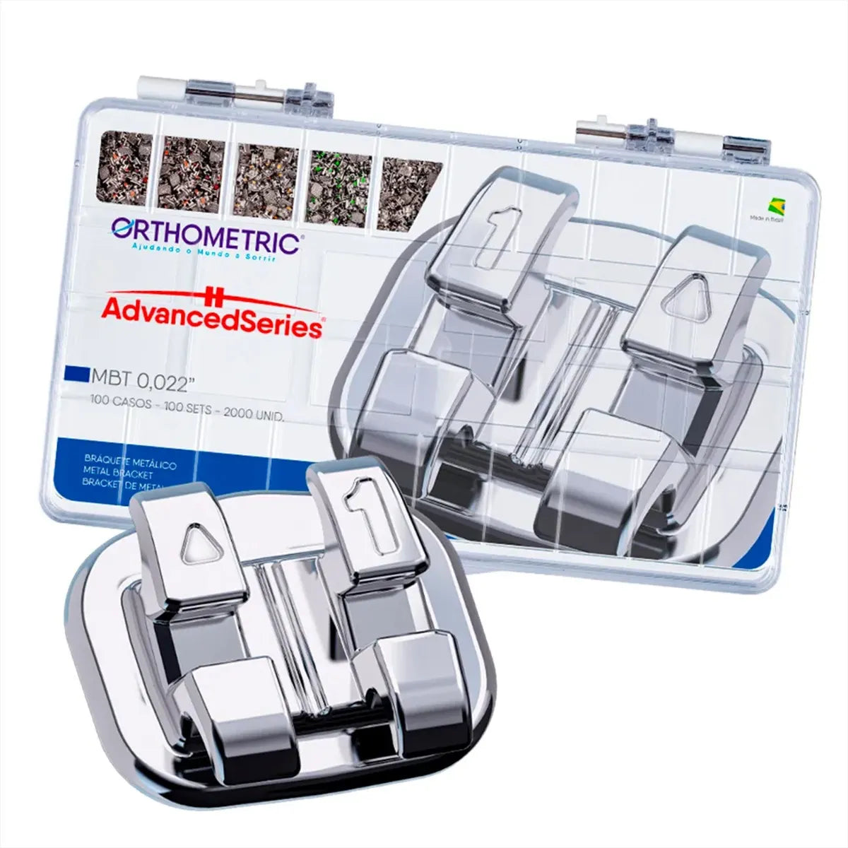 OrthoMetric Advanced Series Metal Bracket Kit - Beetle Dental Uncategorized (Image 1)