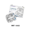 Beetle Dental polycrystalline ceramic bracket kit in clear packaging with labeled sections