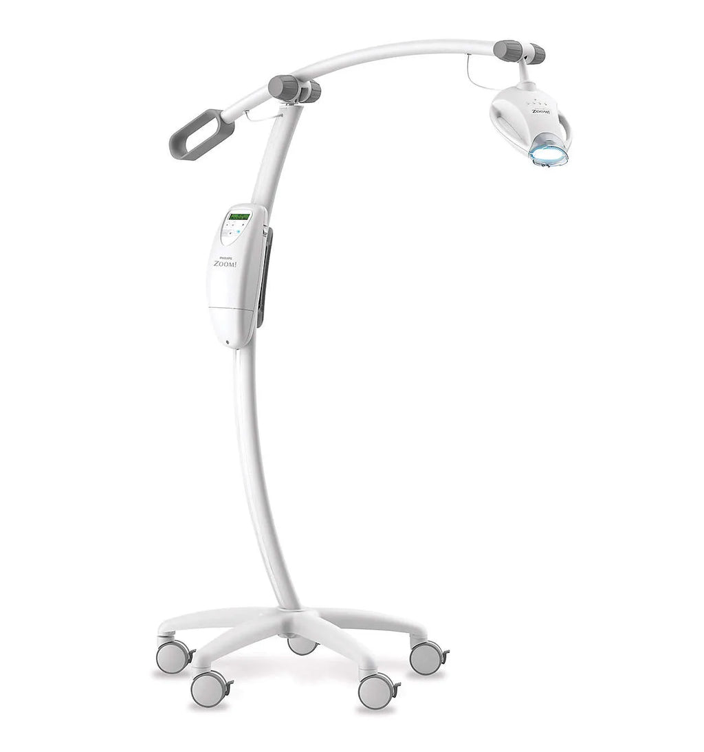 Philips Zoom whitening machine mobile dental teeth whitening device with adjustable arm and wheels