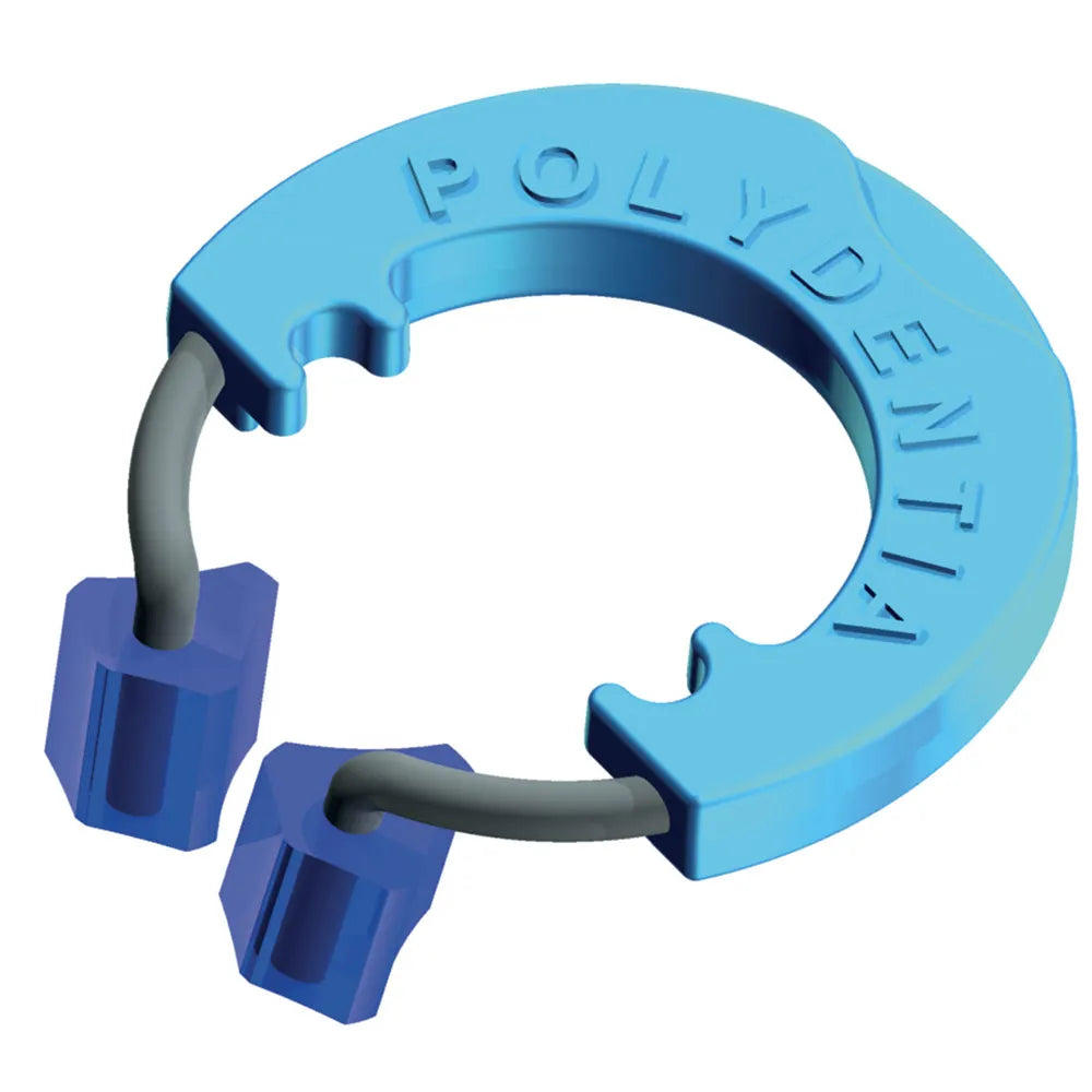 Polydentia MyQuickmat Classico sectional matrix kit blue ring with two wedges and flexible connectors for dental restorations