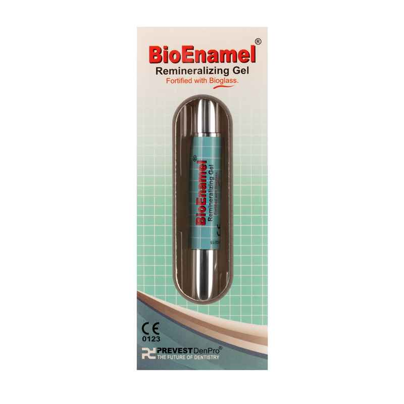Beetle Dental BioEnamel remineralizing gel in a syringe-style applicator for dental enamel repair