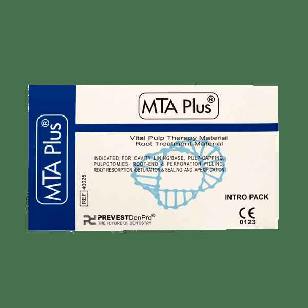 Prevest MTA Plus dental material box for vital pulp therapy and root treatment by Beetle Dental