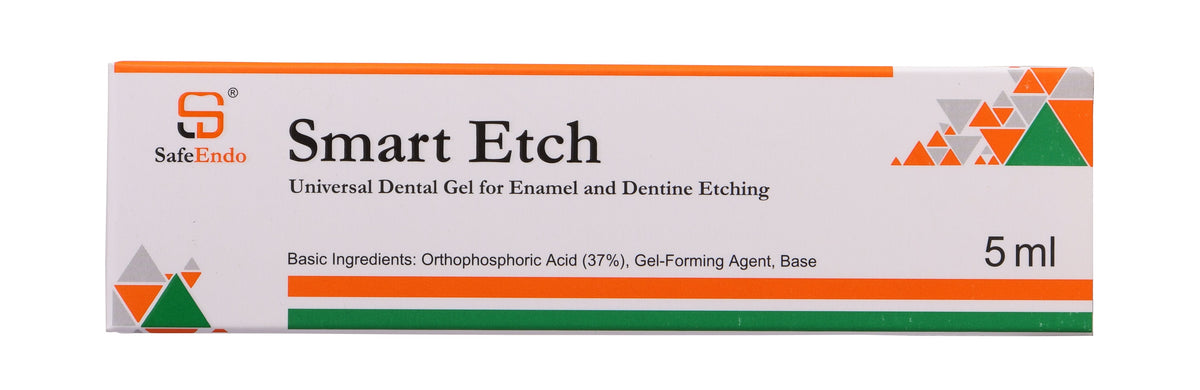 Safe Endo Smart Etch Universal Dental Gel for Enamel and Dentine Etching in a 5ml tube