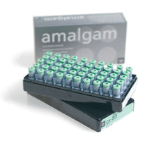 Box and tray of SDI GS-80 Amalgam Capsules for dental restorative procedures