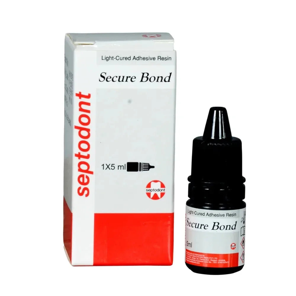 Septodont Bioroot Root Canal Sealer in a 5ml bottle with a secure adhesive for dental procedures