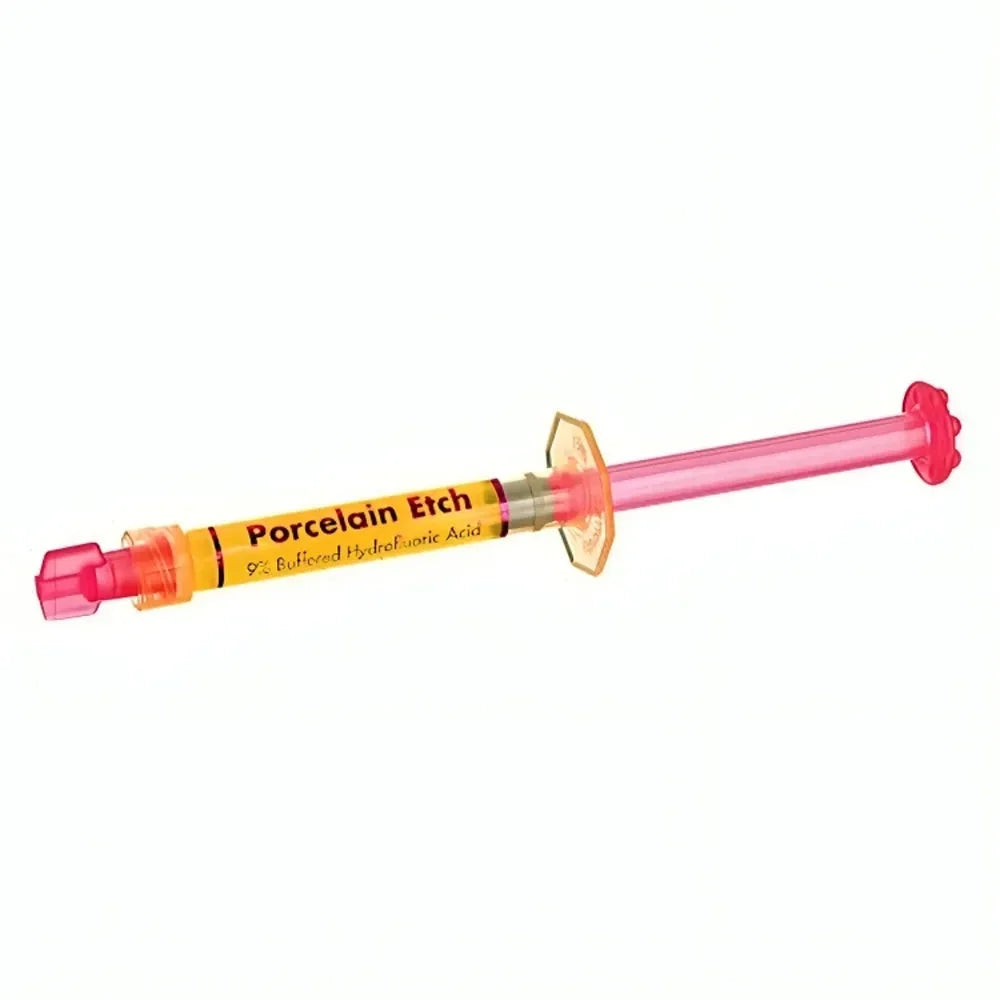 Ultradent Porcelain Etch purchase syringe with buffered hydrofluoric acid for dental applications