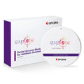 Upcera dental zirconia blanks B2 for aesthetic restorations in a package with clear labeling