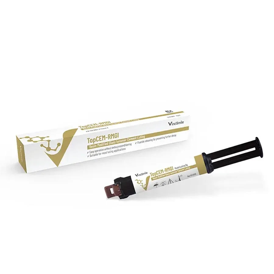 Beetle Dental box and syringe of Vincismile TopCEM RMGIC luting cement for crown and bridge cementation