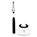 Woodpecker E-com cordless endomotor white handpiece and charging base Beetle Dental endodontic motor