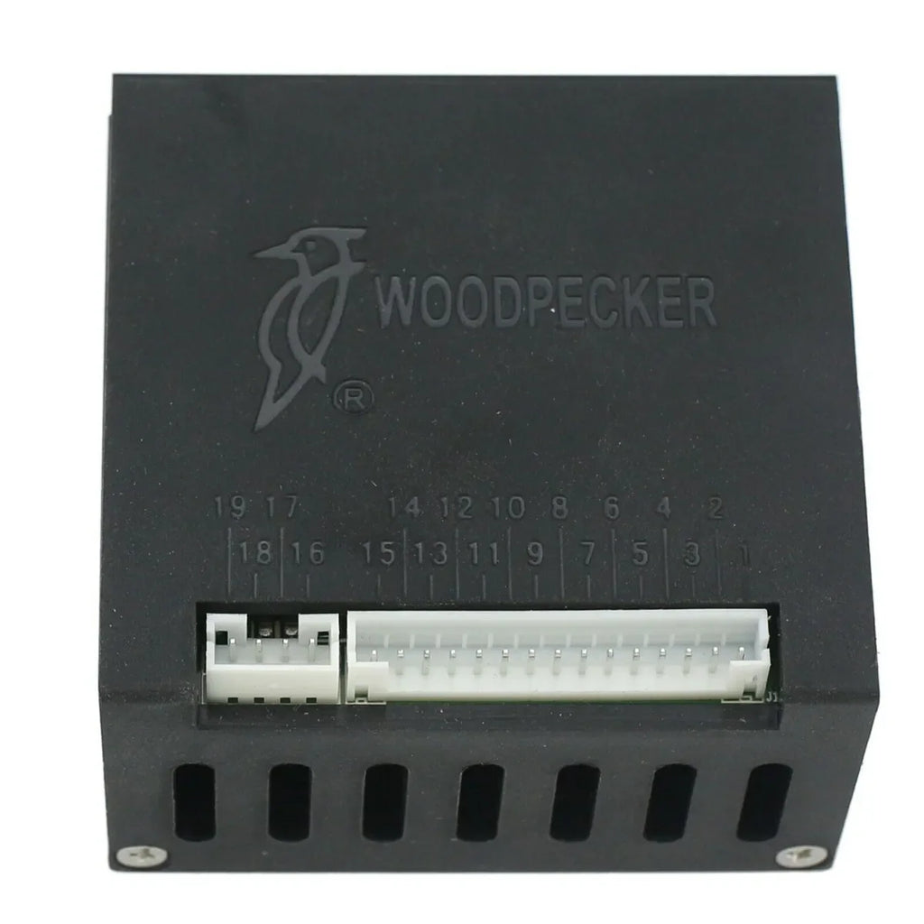 Woodpecker UDS-N2 ultrasonic scaler replacement control box module with connector ports and Woodpecker logo
