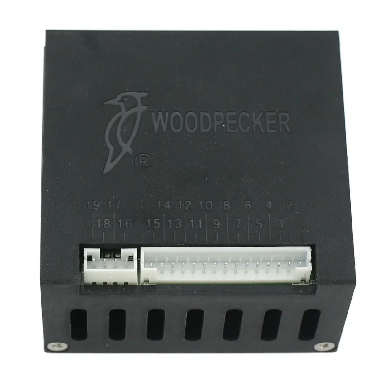Woodpecker UDS-N2 ultrasonic scaler replacement control box module with connector ports and Woodpecker logo