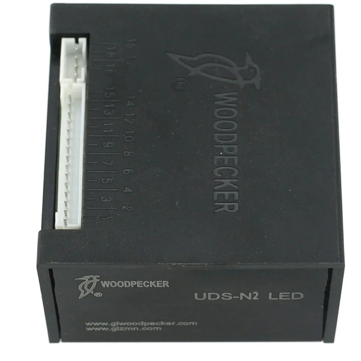 Woodpecker UDS-N2 ultrasonic scaler black rectangular control module box with connector and Woodpecker logo